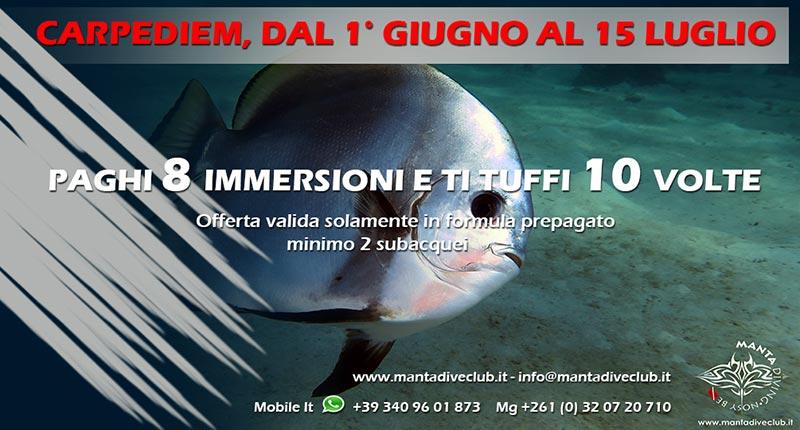 Manta Diving - Pre-booking